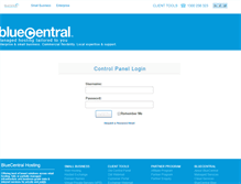 Tablet Screenshot of control.bluecentral.com